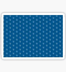 Fleur de lys Fleurdelysée pattern blue and white French Français Quebec Québec France Sticker