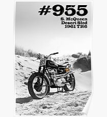 No 955 Mcqueen Desert Sled Poster