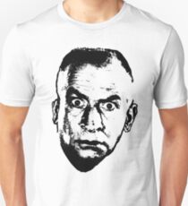 Louis de Funes - Black Stencil Unisex T-Shirt
