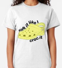 Walk it Croc it - Jaune T-shirt classique