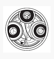 Gallifreyan Logo Photographic Print