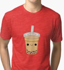 Cute Bubble Tea Tri-blend T-Shirt