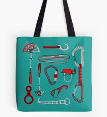 Climbing Equipment Design Tote Bag