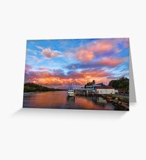 Woy Woy sunset Greeting Card