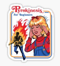 Aktivitäten für Kinder - Pyrokinese für Anfänger Sticker