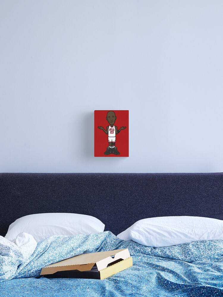 Michael Jordan The Shrug Canvas Print By 23jd45 Redbubble