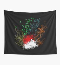 Elemental pokèball Wall Tapestry