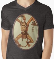 Shackled Prisoner Men's V-Neck T-Shirt