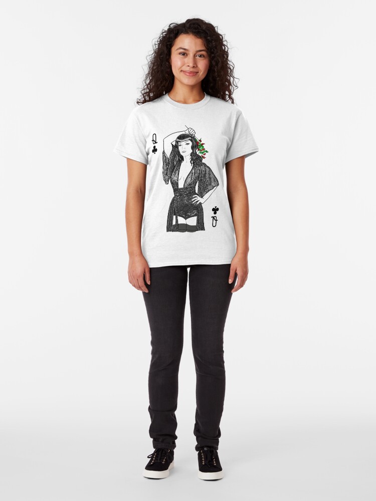 Alternate view of Queen of Clubs Classic T-Shirt