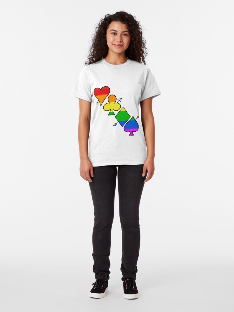 Alternate view of LGBT Poker Classic T-Shirt