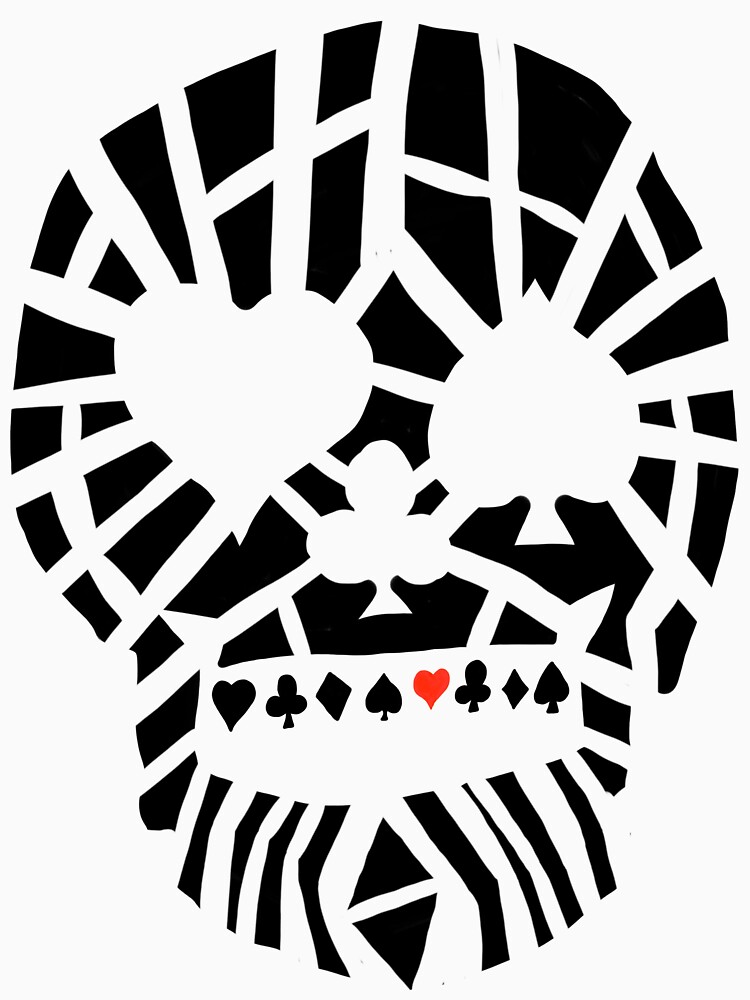 Fractured Poker Skull by fullrangepoker