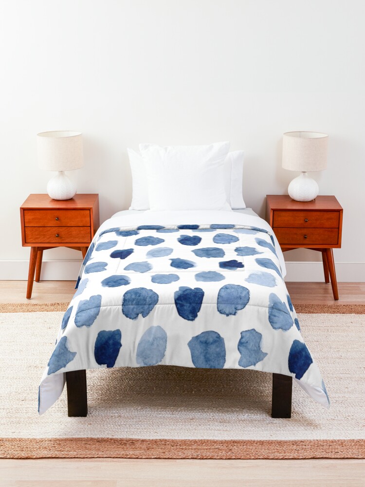Alternate view of Indigo Love Comforter