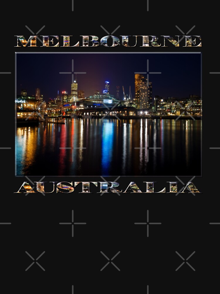 Harbour Lights (poster edition on black) by RayW