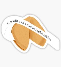 Funny Fourtune Cookie Sticker