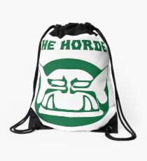 the horde Drawstring Bag