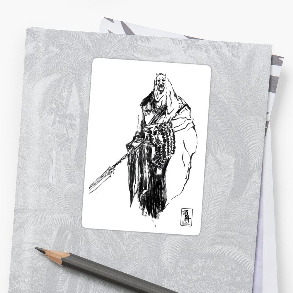 Sekiro Corrupted Monk Stickers By Shydesign Redbubble   Stf,small,600x600 C,0,0,1000,1000.u1 