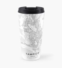 Tampico, Mexico Light Map Thermobecher