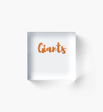 Giants Acrylic Block