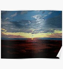 Magdalen Sunset Poster