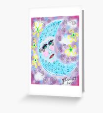 Mrs Moony Greeting Card