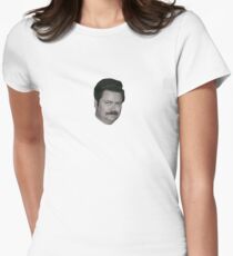 Ron Swanson Tailliertes T-Shirt für Frauen