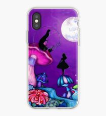 Alice in Wonderland and Caterpillar iPhone Case