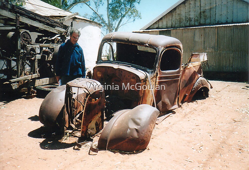 "Alberts Car" by Virginia McGowan Redbubble