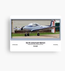 North American Navion ZS-WUK Canvas Print
