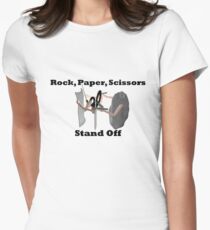 Rock Paper Scissors Women's Fitted T-Shirt