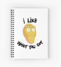 I Like What You Got - Rick and Morty Inspired Cromulan Spiral Notebook