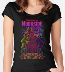 Welcome to Moonside Women's Fitted Scoop T-Shirt