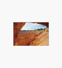 Rock Formations of Bryce Canyon, Arizona Art Board