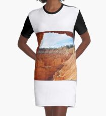 Rock Formations of Bryce Canyon, Arizona Graphic T-Shirt Dress