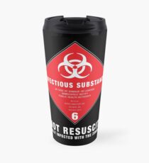 Potenziell infiziert mit dem Zombie-Virus Thermosbecher