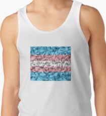 Abstract Transgender Flag Tank Top