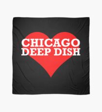CHICAGO DEEP DISH pizza fan/lover Scarf