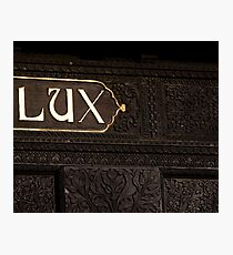 Lux Photographic Print