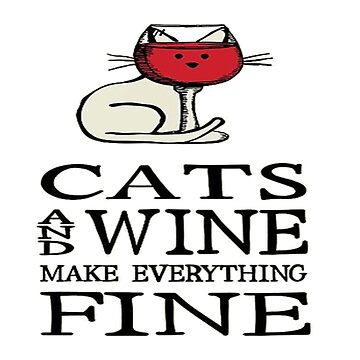 Wine Cats And Wine Make Everything Fine Stainless Steel Skinny