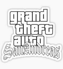 Grand Theft Auto San Andreas Stickers | Redbubble