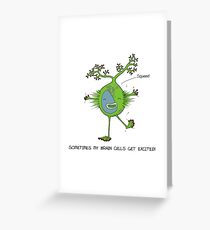 Tarjeta de felicitación Neurona emocionada!