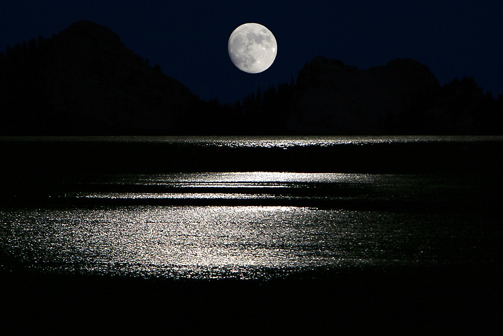 Full Moon Reflection by Ken Fortie.