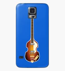 Funda/vinilo para Samsung Galaxy INSTRUMENTOS MUSICALES SILUETAS - HOFNER BAJA