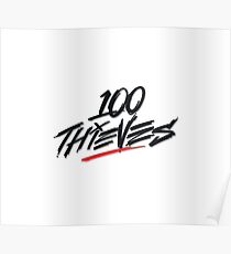 100Thieves Logo Poster
