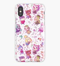 Animal Crossing Pattern iPhone Case