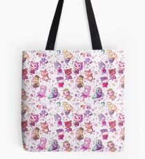 Tier Kreuzung Muster Tote Bag