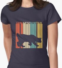 Japanese Bobtail Cat Women's Fitted T-Shirt