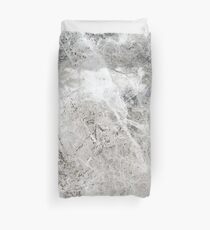 Weiße und graue Fels Textur Bettbezug
