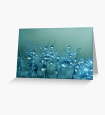Blue Shower Greeting Card