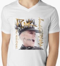 beautiful deep pink 2019 tour trauma badung Men's V-Neck T-Shirt
