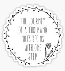 Inspirational Quote Sticker